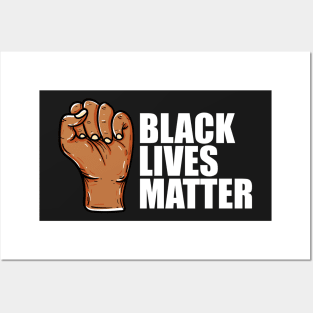 Black lives matter symbol Posters and Art